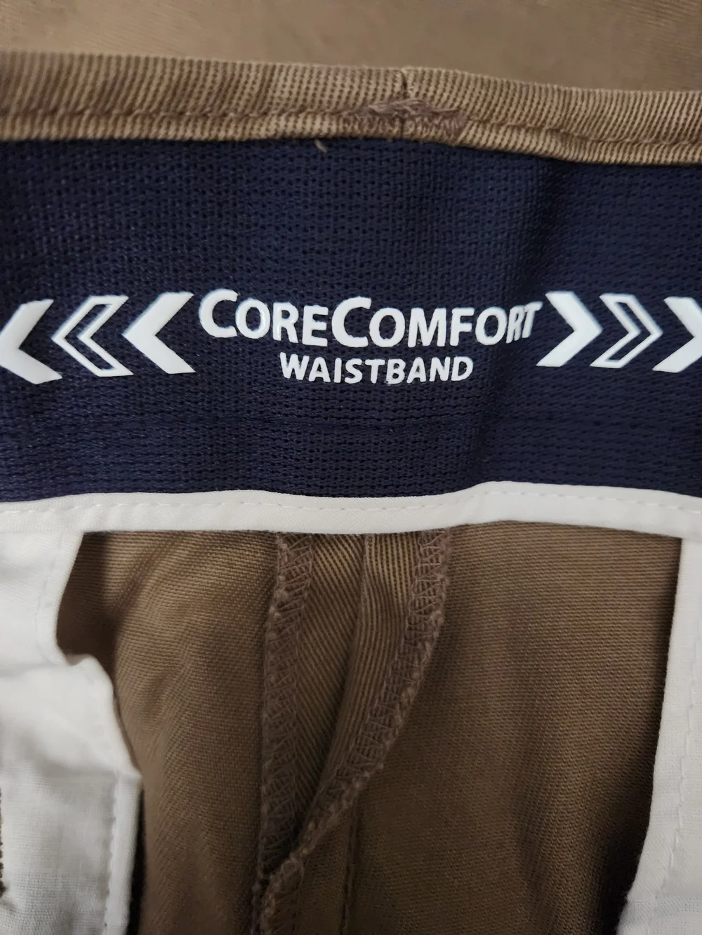 Roundtree & Yorke Olive-Tan Straight Chinos